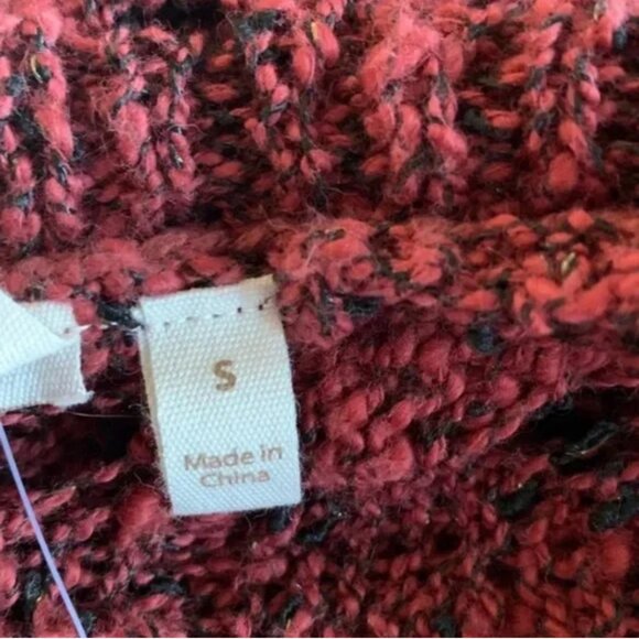 Soft Surroundings Rust Colored Crocheted Long Sleeve Cardigan Size Small - Picture 5 of 12